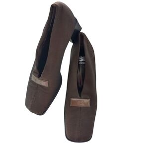 SK Stiefel Konig Women's Brown Pointed Toe Block Heel Shoes Size 38 EU